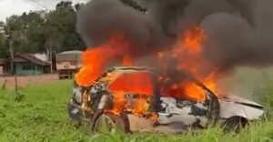 Caos na Rodovia: Bebedeira, Racha e Incêndio em Santarém