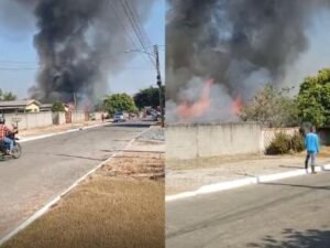 Tragédia em Paranaíta: Bebê de 1 ano morre e jovem fica gravemente ferida em incêndio