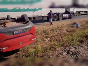 Mulher Morre em Acidente na BR-163 em Sinop-MT
