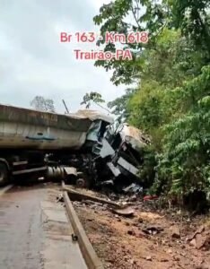 Tragédia na BR-163: Acidente Fatal Deixa Duas Mulheres Mortas e Bebê Ferido