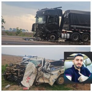 Colisão frontal na BR-163 provoca morte de motorista em Novo Progresso
