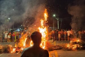 Carro avança contra indígena em bloqueio de via em Santarém (PA); veja vídeo – 06/02/2026 – Ambiente